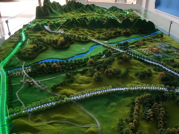 文昌地形沙盘模型制作方法及步骤